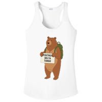 Bear Foxtrots Deltas Tangos Funny Bear Foxtrots Deltas Ladies PosiCharge Competitor Racerback Tank