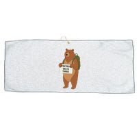 Bear Foxtrots Deltas Tangos Funny Bear Foxtrots Deltas Large Microfiber Waffle Golf Towel