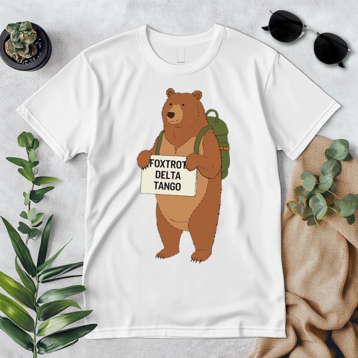 Bear Foxtrots Deltas Tangos Funny Bear Foxtrots Deltas Premium T-Shirt