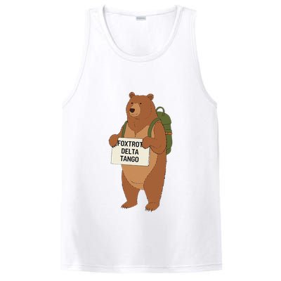 Bear Foxtrots Deltas Tangos Funny Bear Foxtrots Deltas PosiCharge Competitor Tank
