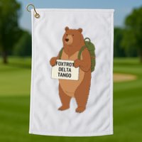 Bear Foxtrots Deltas Tangos Funny Bear Foxtrots Deltas Golf Towel