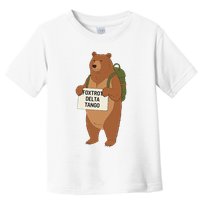 Bear Foxtrots Deltas Tangos Funny Bear Foxtrots Deltas Toddler T-Shirt
