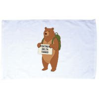 Bear Foxtrots Deltas Tangos Funny Bear Foxtrots Deltas Microfiber Hand Towel