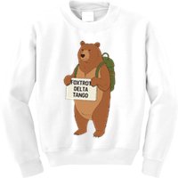 Bear Foxtrots Deltas Tangos Funny Bear Foxtrots Deltas Kids Sweatshirt
