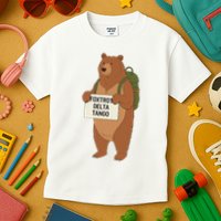 Bear Foxtrots Deltas Tangos Funny Bear Foxtrots Deltas Kids T-Shirt