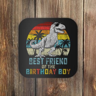 Best Friend Dinosaur Of The Birthday Matching Family Coaster