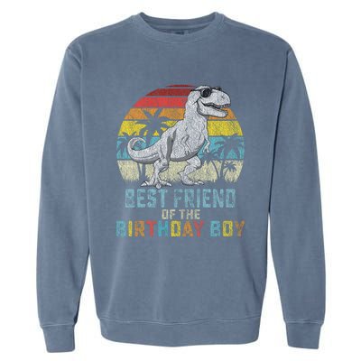 Best Friend Dinosaur Of The Birthday Matching Family Garment-Dyed Sweatshirt