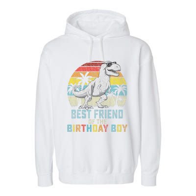 Best Friend Dinosaur Of The Birthday Matching Family Garment-Dyed Fleece Hoodie