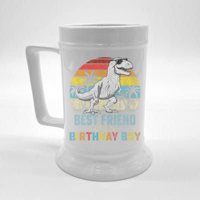 Best Friend Dinosaur Of The Birthday Matching Family Beer Stein