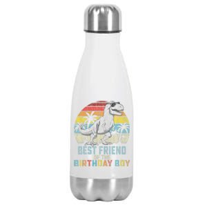 Best Friend Dinosaur Of The Birthday Matching Family Stainless Steel Insulated Water Bottle