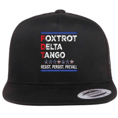 Bear Foxtrots Deltas Tangos Funny Bear Foxtrots Deltas Flat Bill Trucker Hat