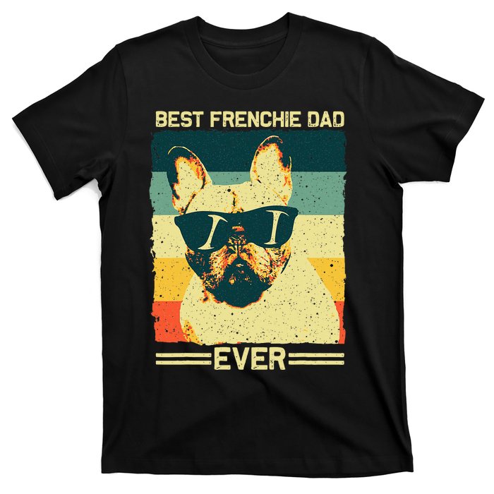 Best Frenchie Dad Design Father French Bulldog Lovers T-Shirt