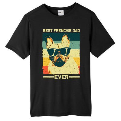 Best Frenchie Dad Design Father French Bulldog Lovers Tall Fusion ChromaSoft Performance T-Shirt