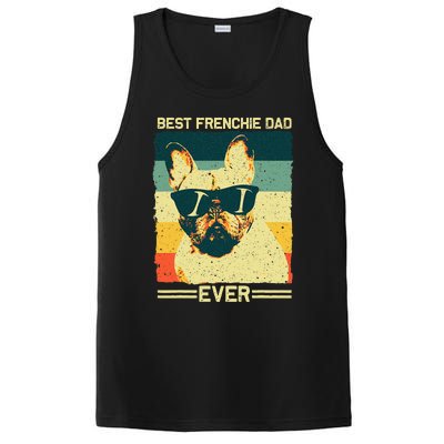 Best Frenchie Dad Design Father French Bulldog Lovers PosiCharge Competitor Tank