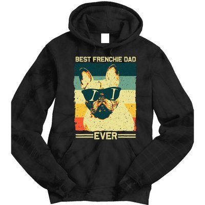 Best Frenchie Dad Design Father French Bulldog Lovers Tie Dye Hoodie