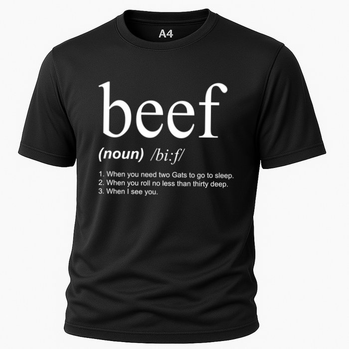 Beef Funny Definition Performance Shirt