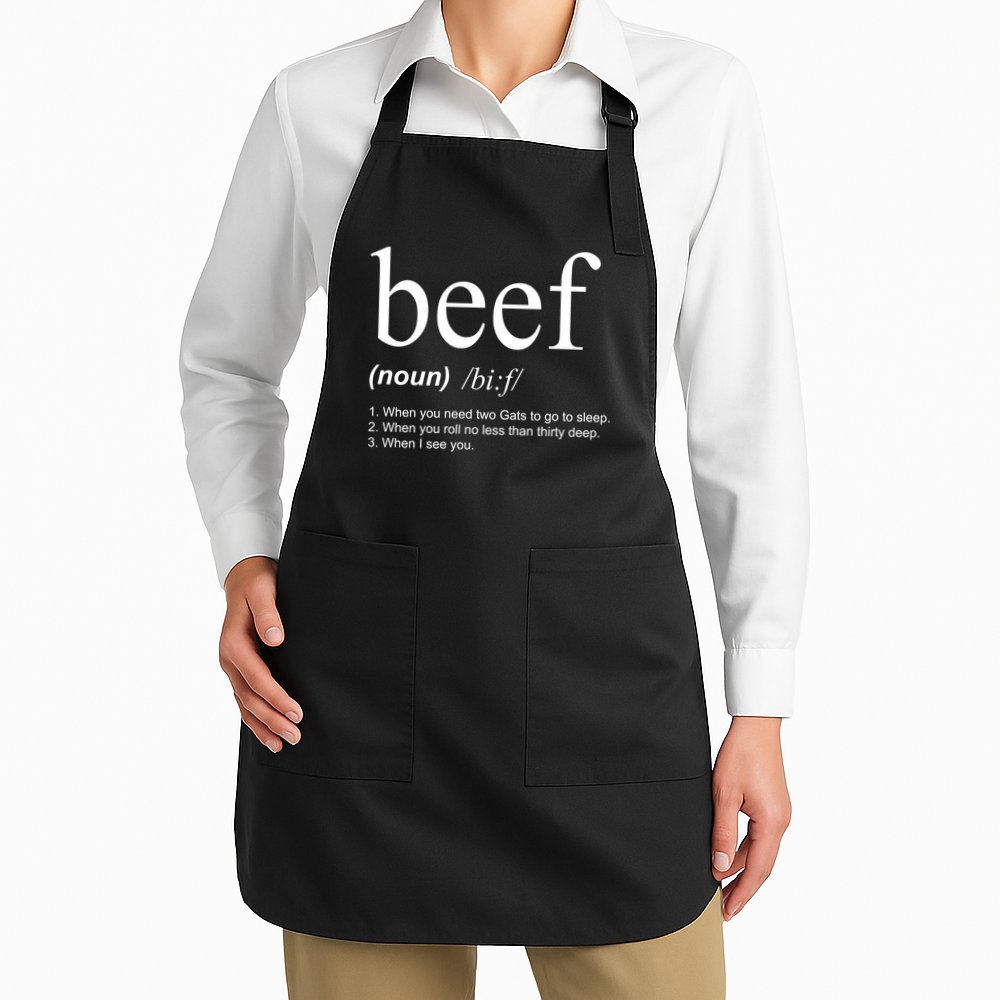 Beef Funny Definition Apron