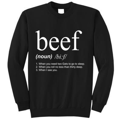 Beef Funny Definition Sweatshirt