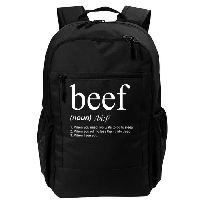 Beef Funny Definition Daily Commute Backpack