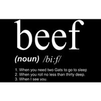 Beef Funny Definition Bumper Sticker