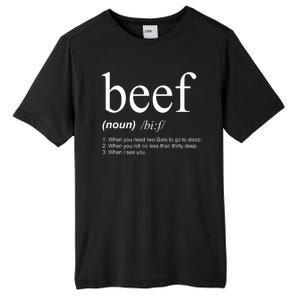 Beef Funny Definition Tall Fusion ChromaSoft Performance T-Shirt