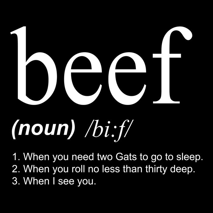Beef Funny Definition Drawstring Bag