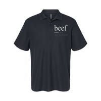 Beef Funny Definition Softstyle Adult Sport Polo