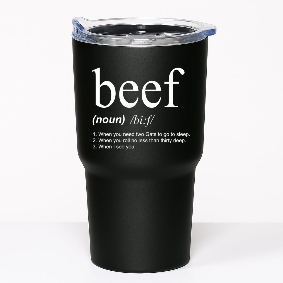 Beef Funny Definition Tumbler