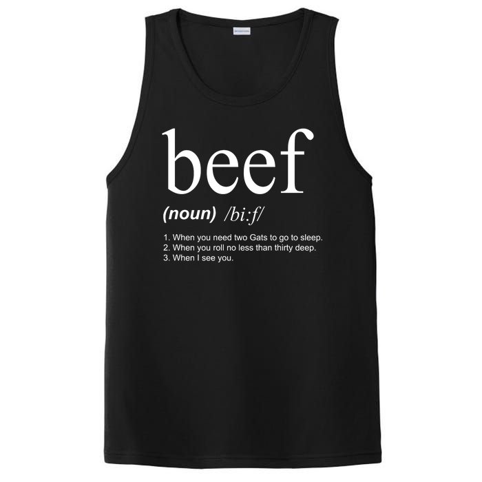 Beef Funny Definition PosiCharge Competitor Tank