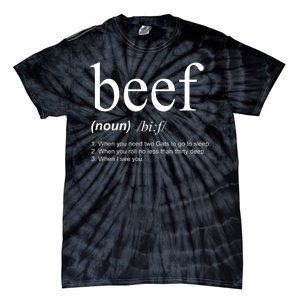 Beef Funny Definition Tie-Dye T-Shirt