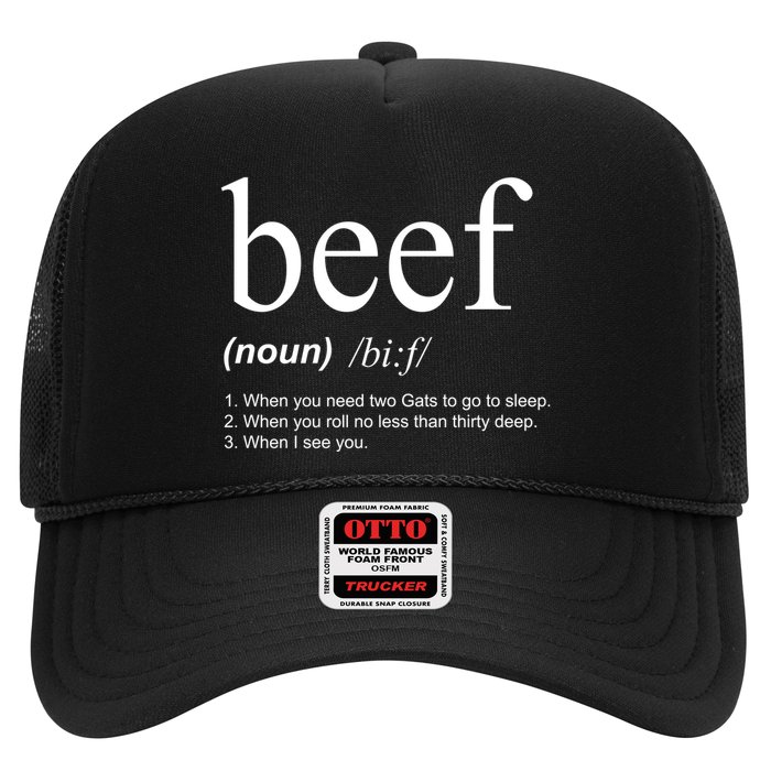 Beef Funny Definition Trucker Hat
