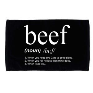 Beef Funny Definition Microfiber Hand Towel