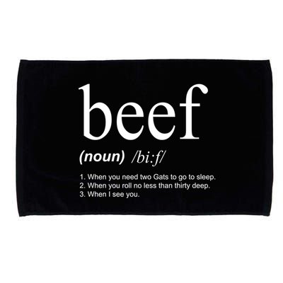 Beef Funny Definition Microfiber Hand Towel