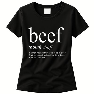 Beef Funny Definition Womens T-Shirt