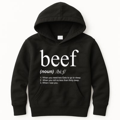 Beef Funny Definition Kids Hoodie