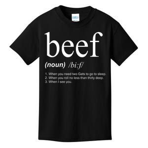 Beef Funny Definition Kids T-Shirt