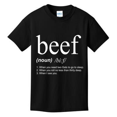 Beef Funny Definition Kids T-Shirt