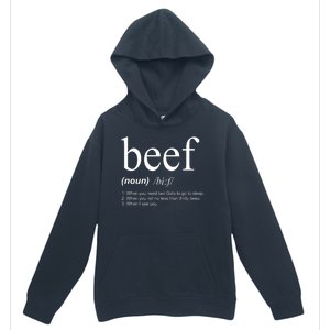 Beef Funny Definition Urban Pullover Hoodie