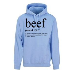 Beef Funny Definition Unisex Surf Hoodie