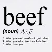 Beef Funny Definition Garment-Dyed Sweatshirt