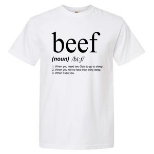 Beef Funny Definition Garment-Dyed Heavyweight T-Shirt