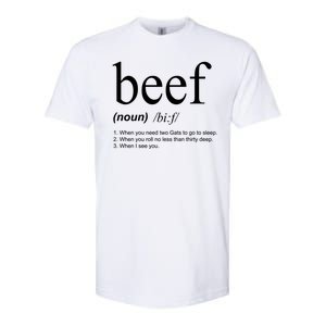 Beef Funny Definition Softstyle CVC T-Shirt