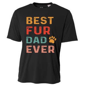 Best Fur Dad Ever Funny Sayings Fathers Day Dog Lovers Cooling Performance Crew T-Shirt