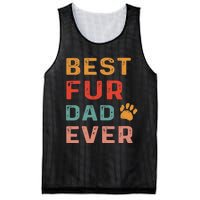 Best Fur Dad Ever Funny Sayings Fathers Day Dog Lovers Mesh Reversible Basketball Jersey Tank