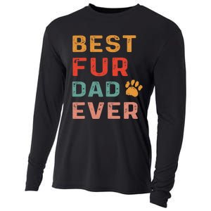 Best Fur Dad Ever Funny Sayings Fathers Day Dog Lovers Cooling Performance Long Sleeve Crew