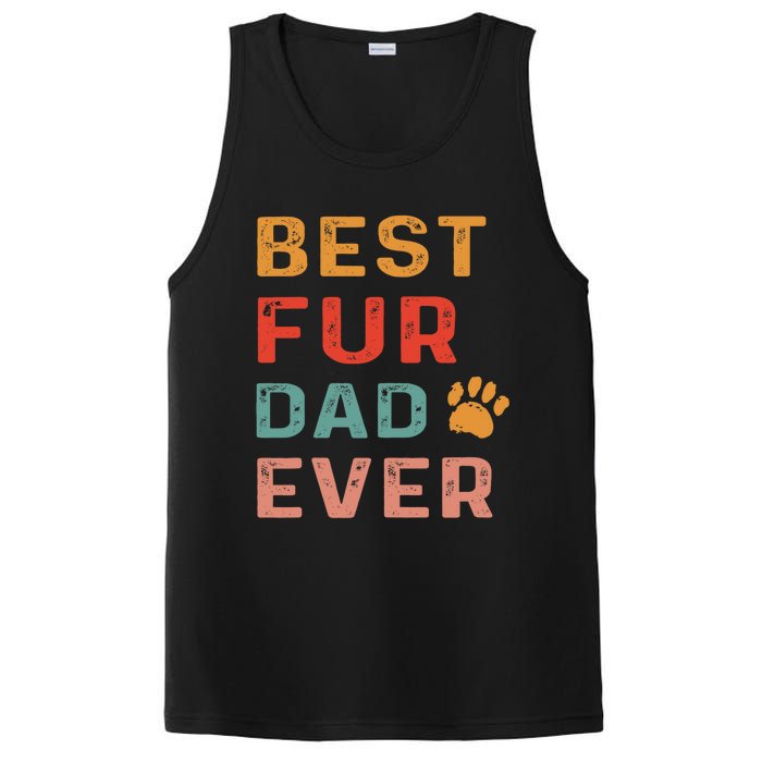 Best Fur Dad Ever Funny Sayings Fathers Day Dog Lovers PosiCharge Competitor Tank