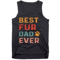 Best Fur Dad Ever Funny Sayings Fathers Day Dog Lovers Tank Top