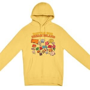 Battle For Dream Island Birthday Costume For Adults Premium Pullover Hoodie