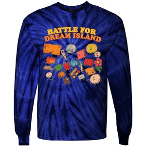 Battle For Dream Island Birthday Costume For Adults Tie-Dye Long Sleeve Shirt