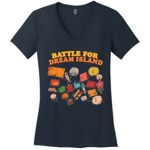 Battle For Dream Island Birthday Costume For Adults Women's V-Neck T-Shirt